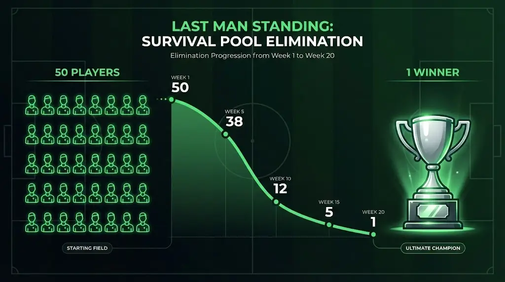 How Last Man Standing Pools Work: Complete Beginner's Guide